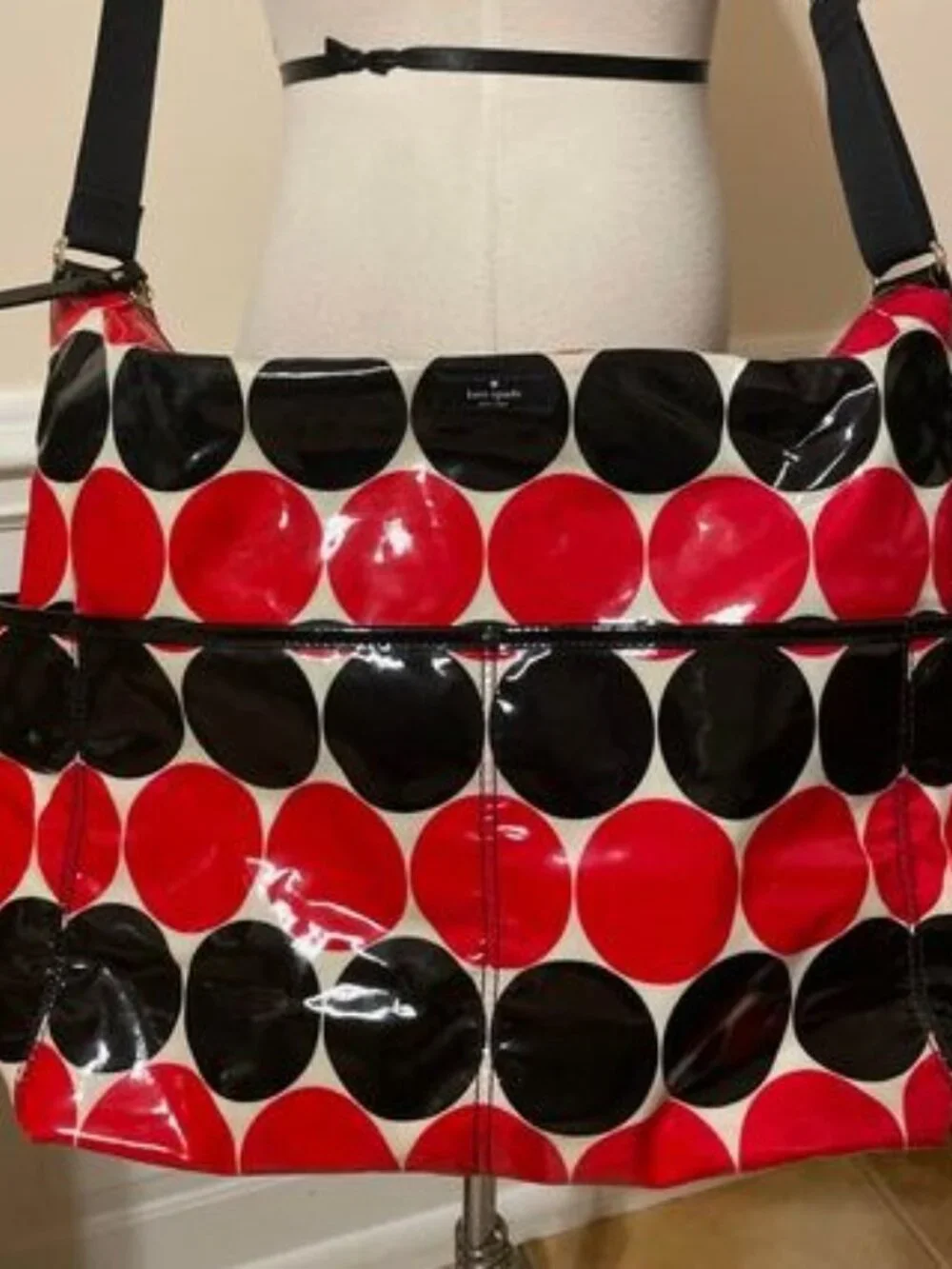 The Kate Spade Serena Polka-Dot Baby Bag